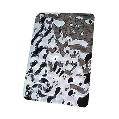 Water Ripple Nerezový plech